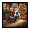 Santa Claus Framed Wall Art – Ready to Hang for Any Room