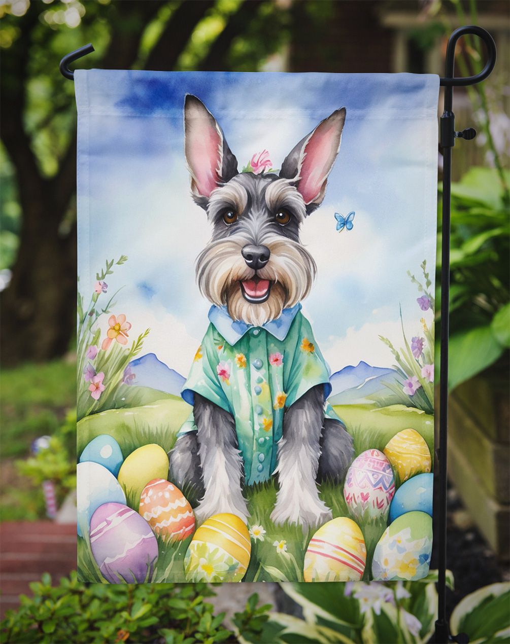 Easter Egg Hunt Decorative Garden Flag - Vibrant Outdoor Yard Decor