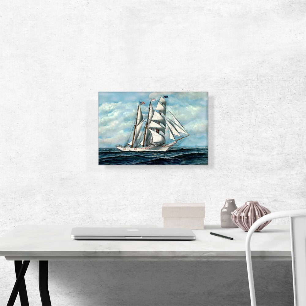 Schooner 1910 Premium Canvas Art for Timeless Decor