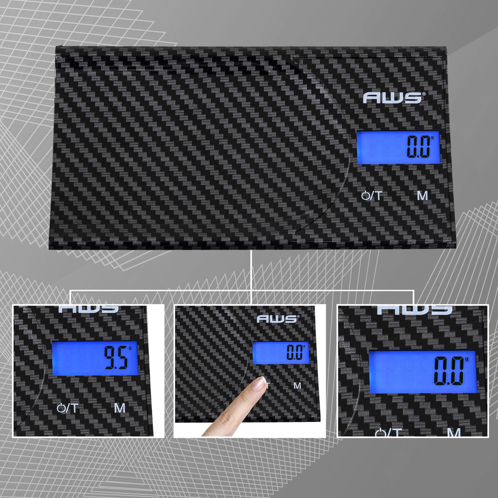 American Weigh Scales Digital Pocket Scale with Scoop Lid