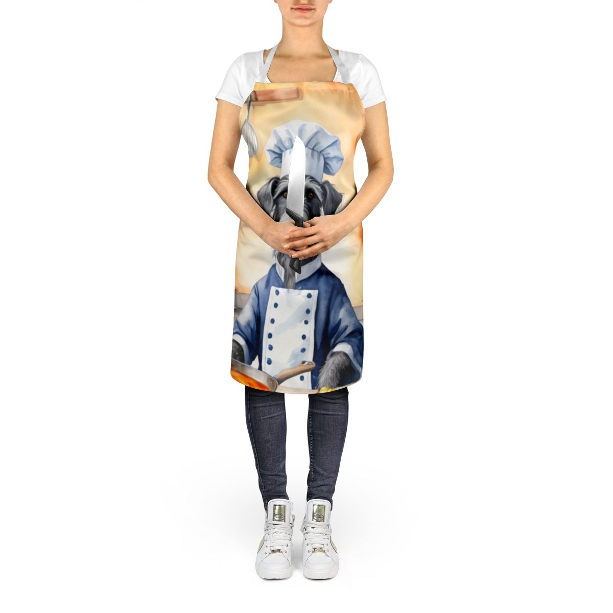 Scottish Deerhound Chef Apron