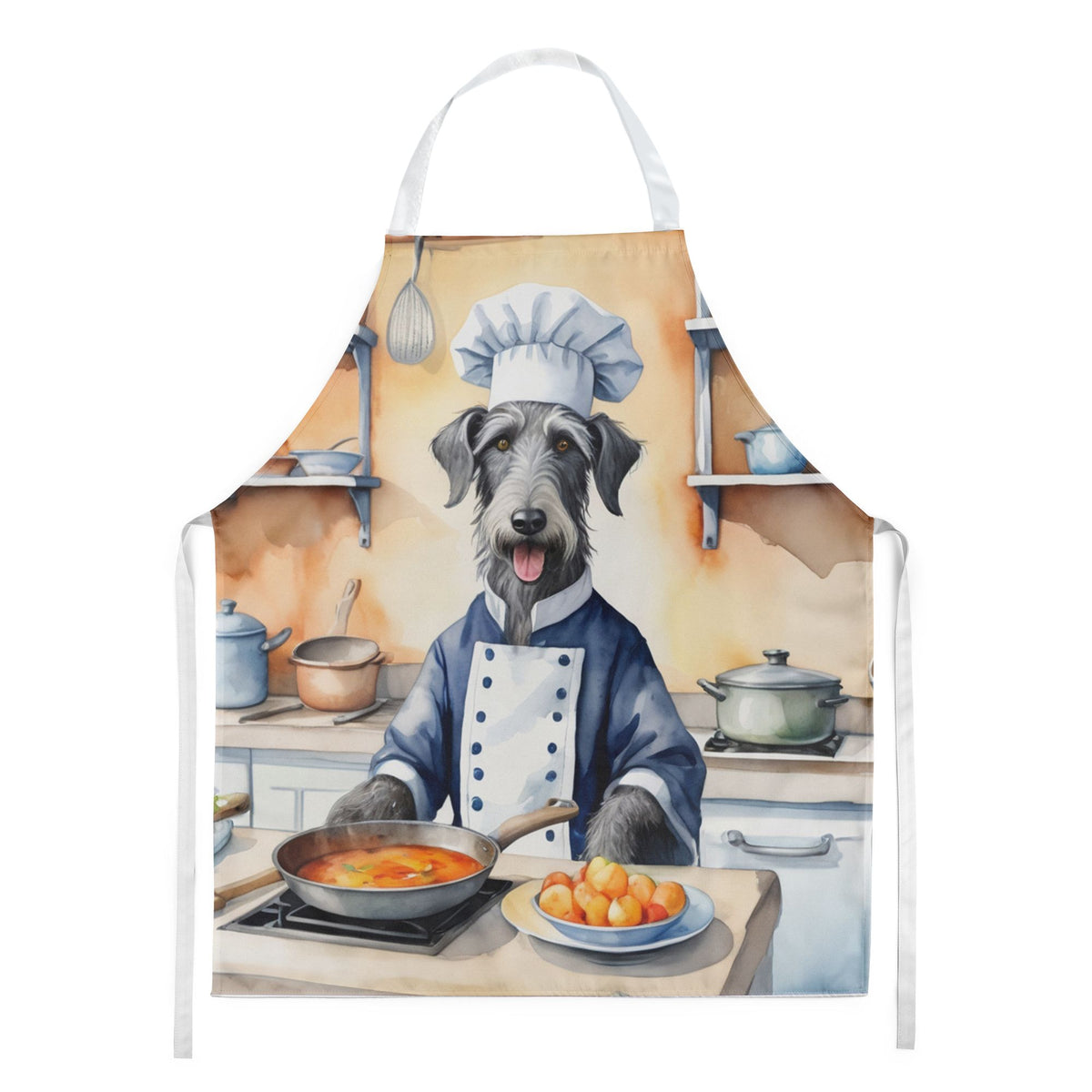 Scottish Deerhound Chef Apron