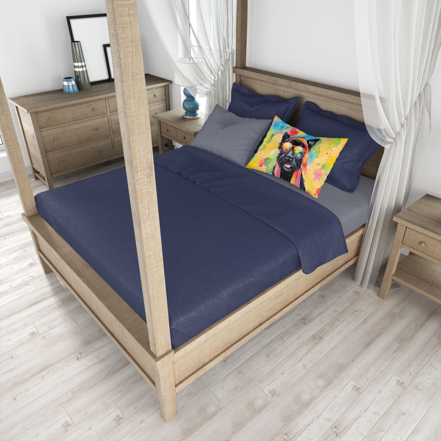 Artistic Standard Pillowcase with Vibrant Artwork