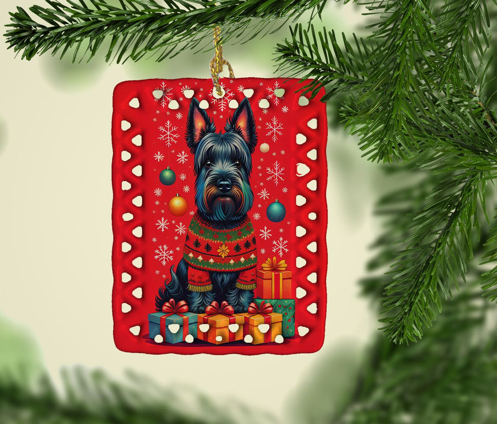 Scottish Terrier Holiday Christmas Ornament
