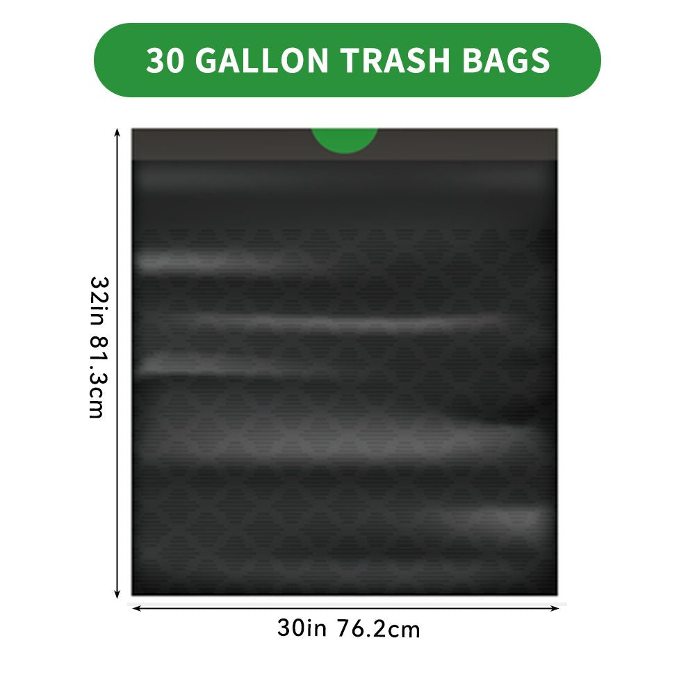 Scotts 36 Bags 30 Gallon Box Disposable Non-Rip Black Large Drawstring Garbage Bags, Suitable for La