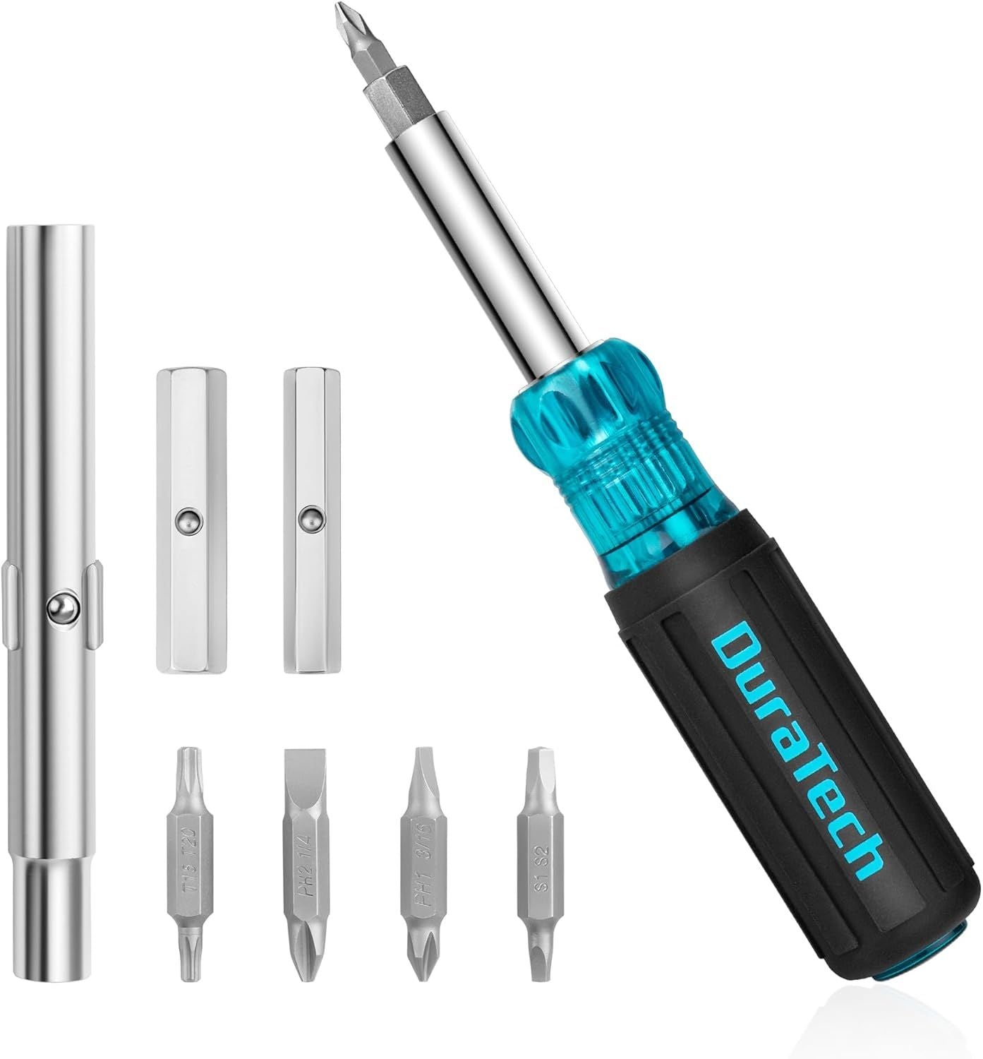 Portable Multi-Bit Screwdriver and Nut Driver Set