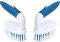 2-Pack Scrub Brushes with Stiff Bristles for All-Purpose Cleaning