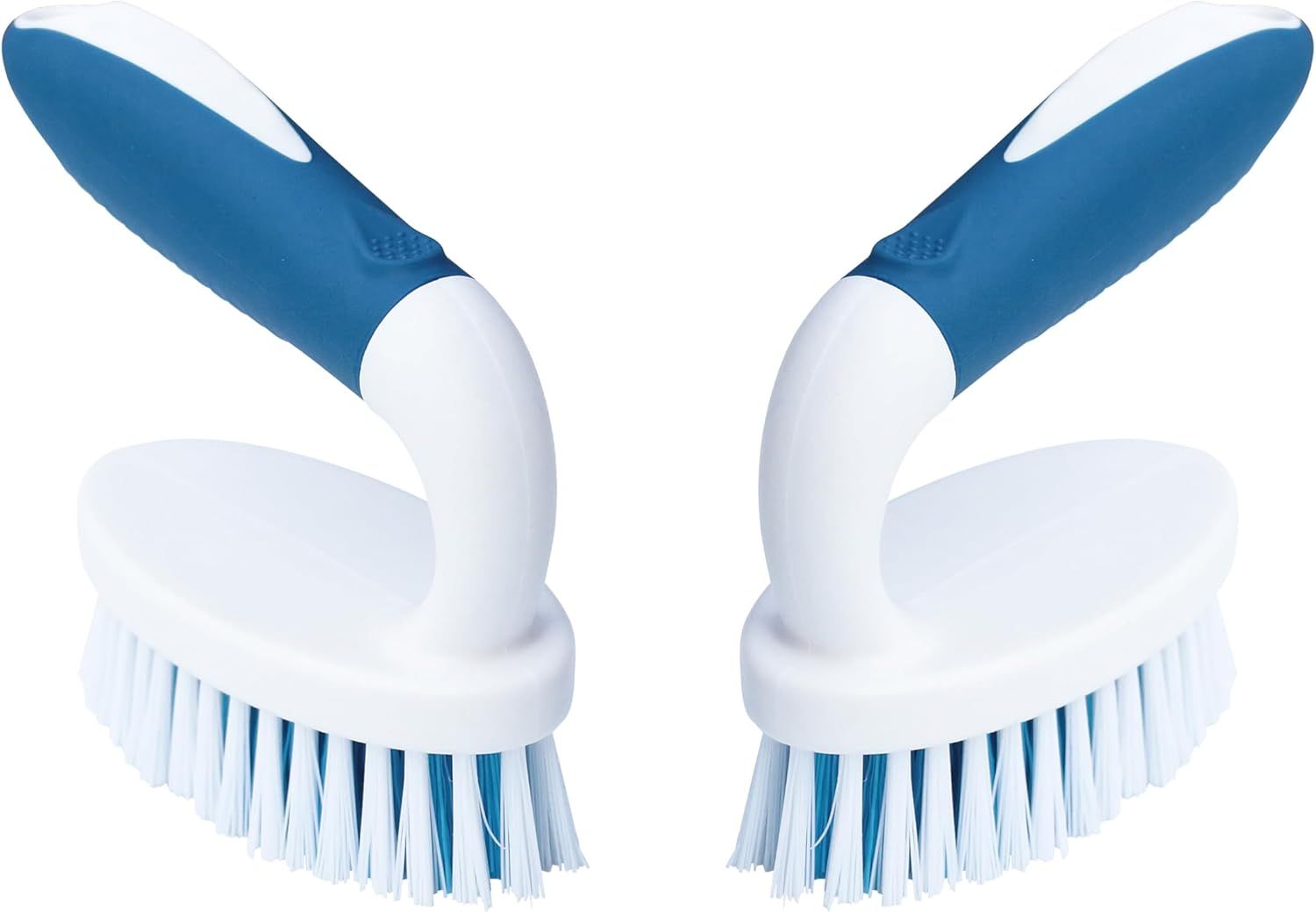 2-Pack Scrub Brushes with Stiff Bristles for All-Purpose Cleaning