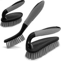 Scrub Brush Set of 3 – Ergonomic Handle & everyday Bristles for Bathroom, Kitchen & More