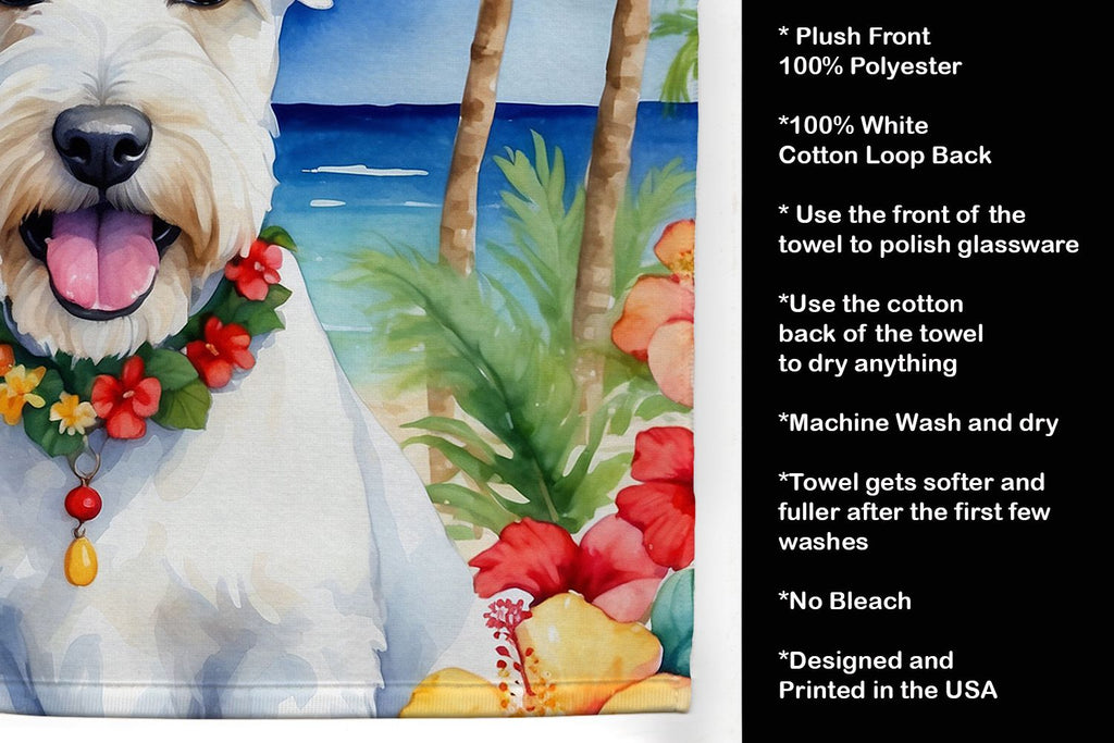 Sealyham Terrier Luau Decorative Kitchen Towel