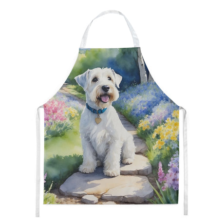 Sealyham Terrier Spring Path Bib Apron