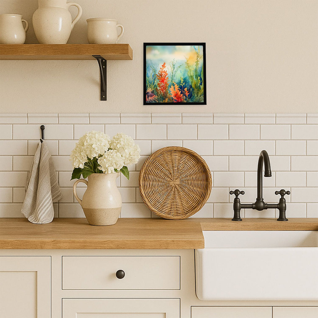 Seaweed Artwork in a Sleek Framed Print