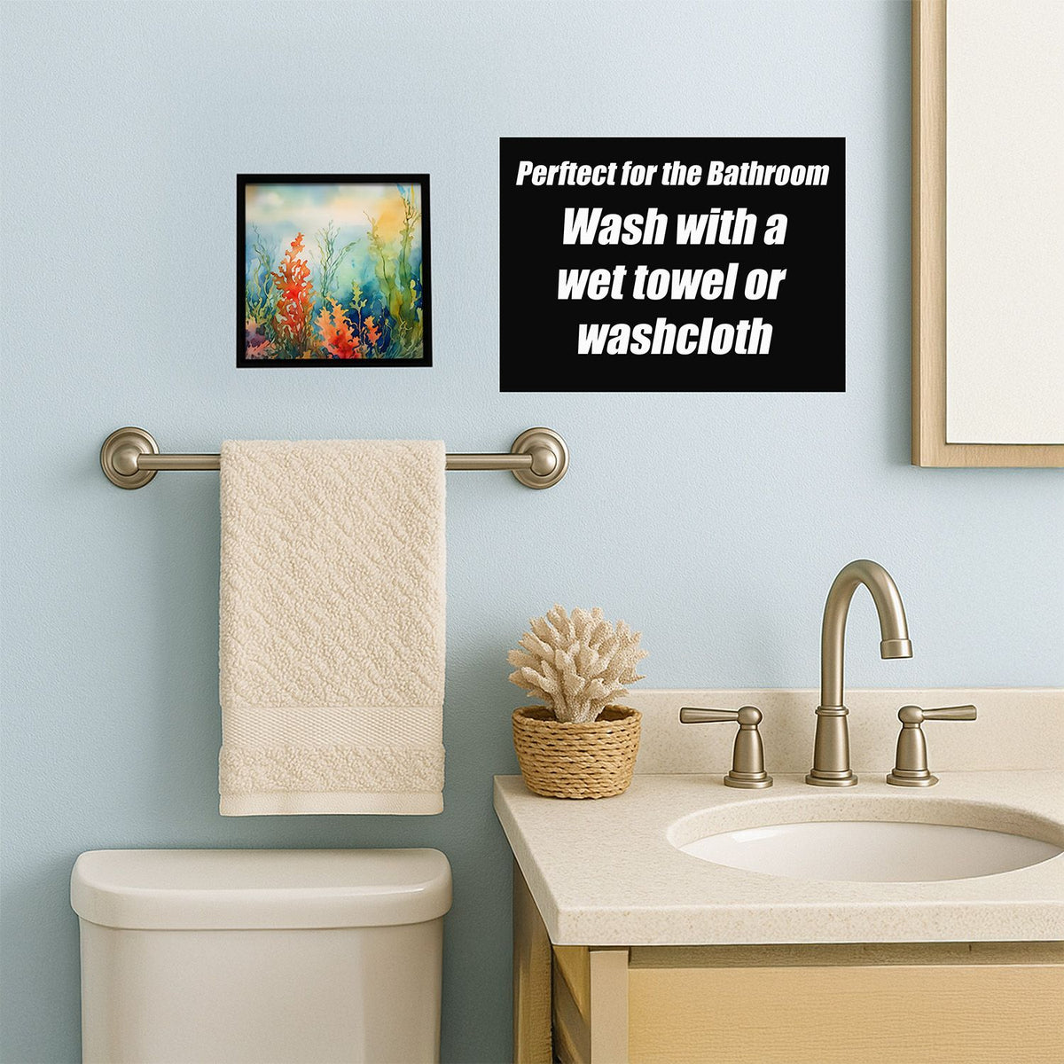 Seaweed Artwork in a Sleek Framed Print