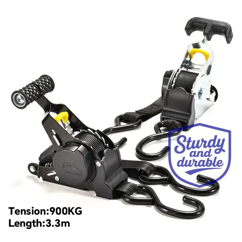 Self-Locking Tension Strap for Quick One-Hand Fastening