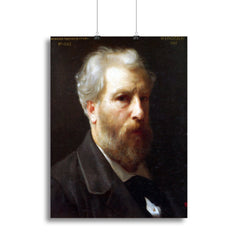 Self-Portrait Presented To M Sage By Bouguereau – Premium Canvas Print or Poster