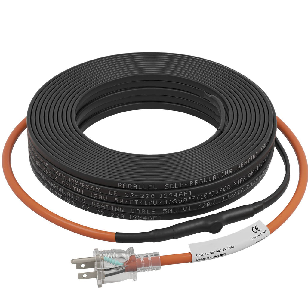 Self-Regulating Pipe Heating Cable for Freeze Protection