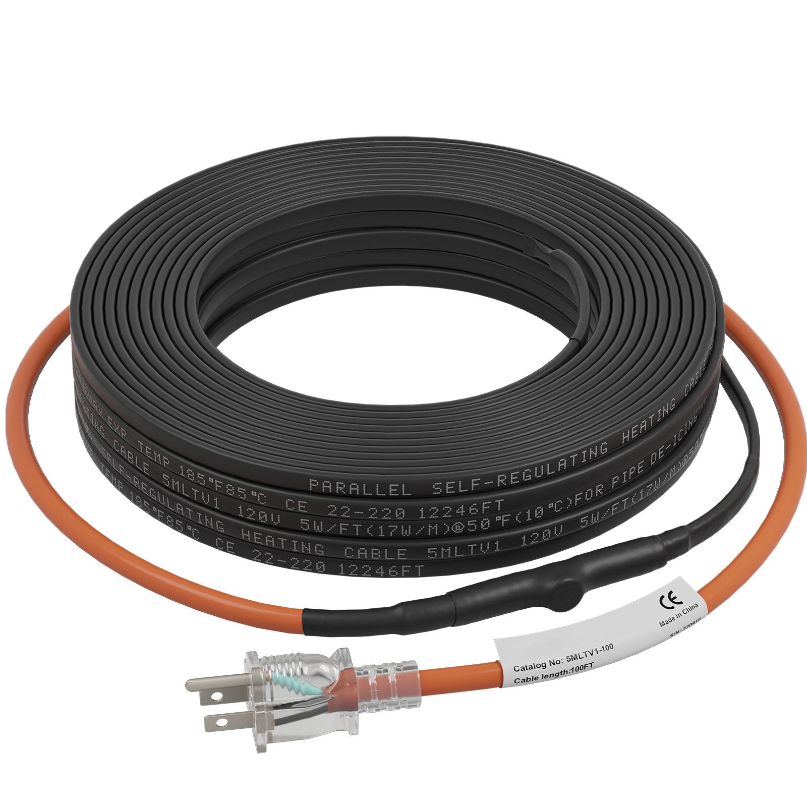 Self-Regulating Pipe Heating Cable for Freeze Protection