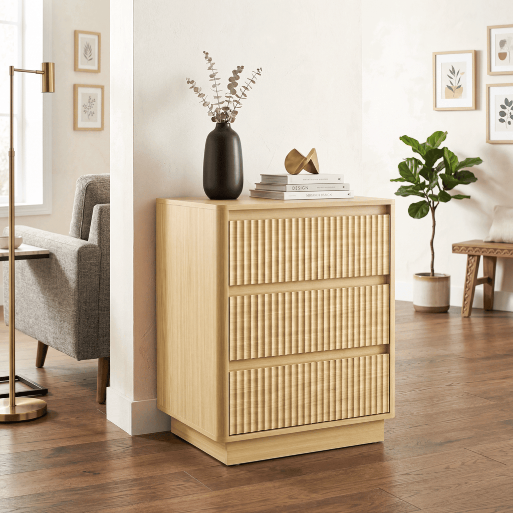 Modern Charging End Tables with Drawers