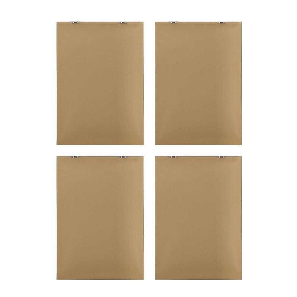 Four-Piece Black-and-White Botanical Wall Art Set