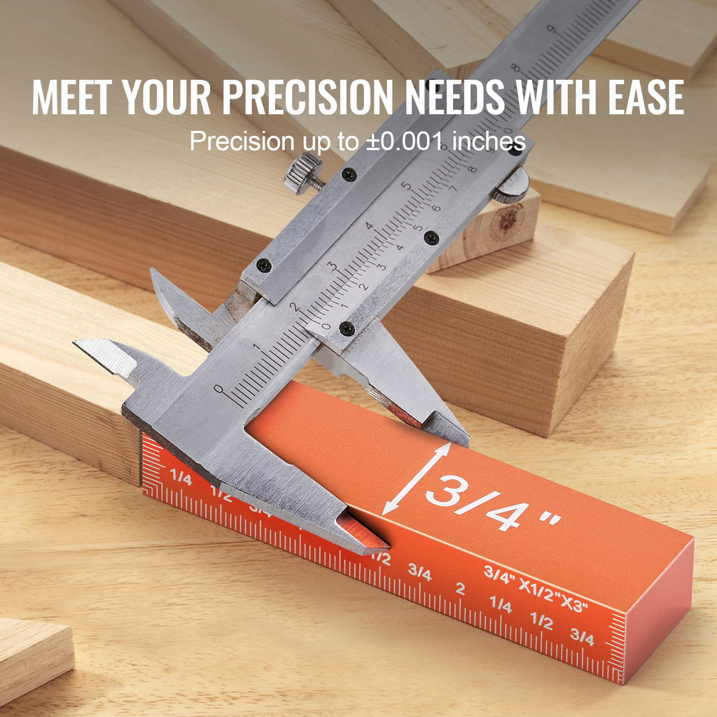 Precision Setup Blocks for Woodworking – 16-Piece Aluminum Gauge Block Set