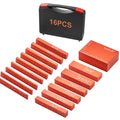 Precision Setup Blocks for Woodworking – 16-Piece Aluminum Gauge Block Set