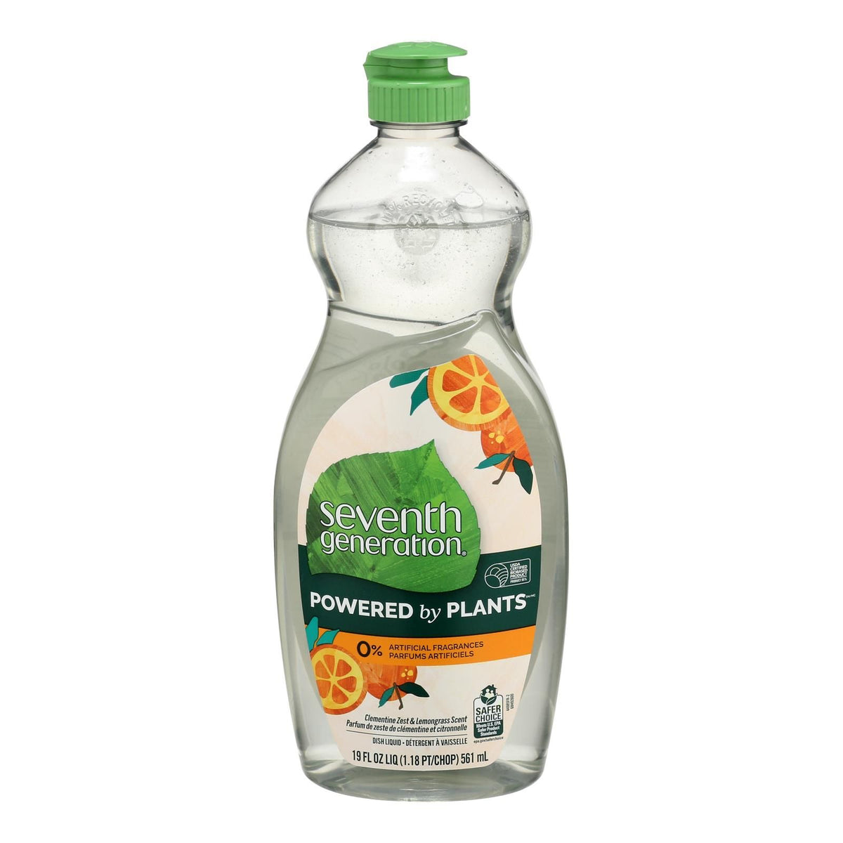 Seventh Generation Lemongrass Clementine Dish Liquid