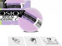 Sexplosion Bath Bombs with 3 water-ready Surprise Cards