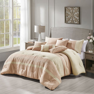 Shadha Seven-Piece Motif Comforter Set