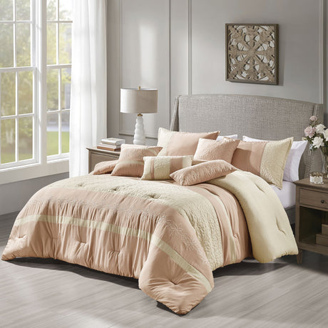Shadha Seven-Piece Motif Comforter Set