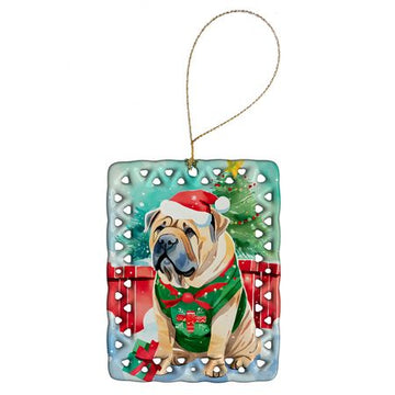Shar Pei Personalized Christmas Ornament