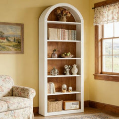 Two-Tone Eight-Tier Tall Bookshelf