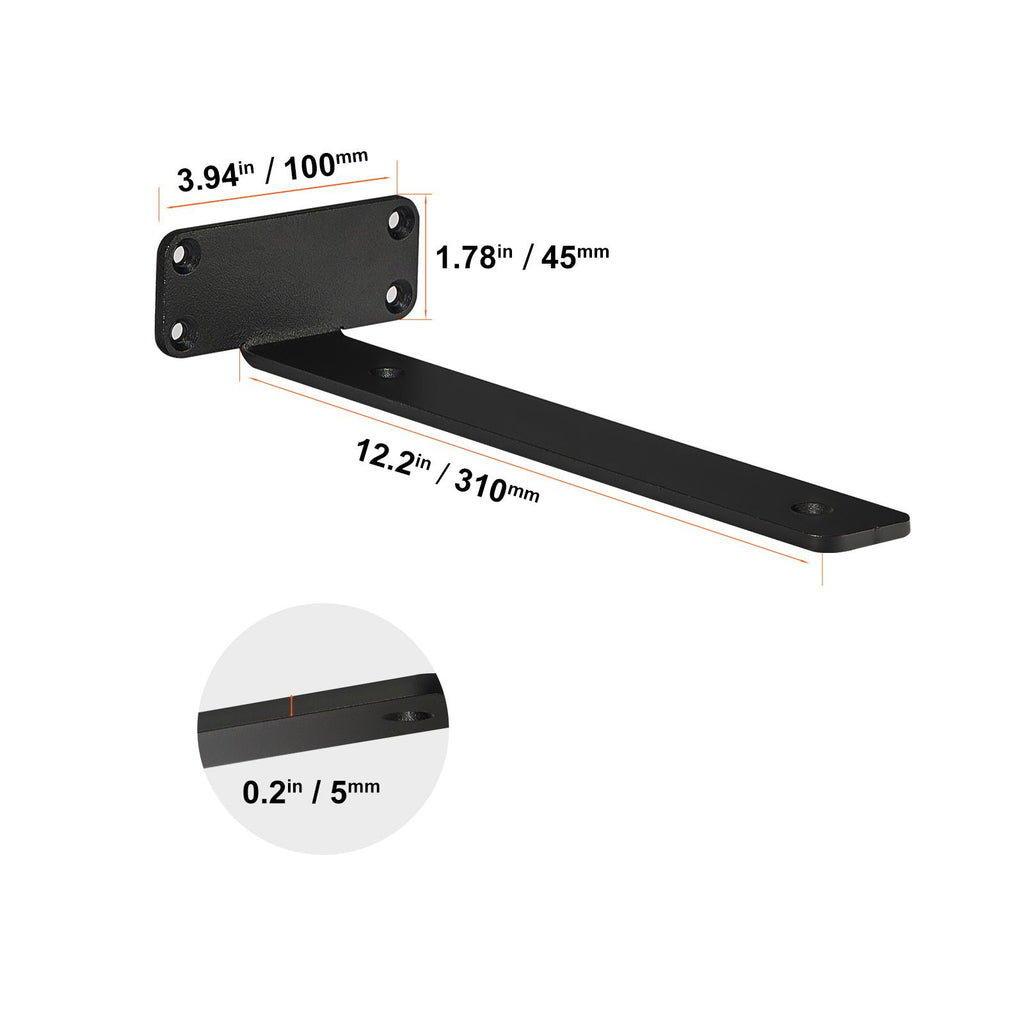 VEVOR Triangular Brackets for Wall-Mounted Shelving