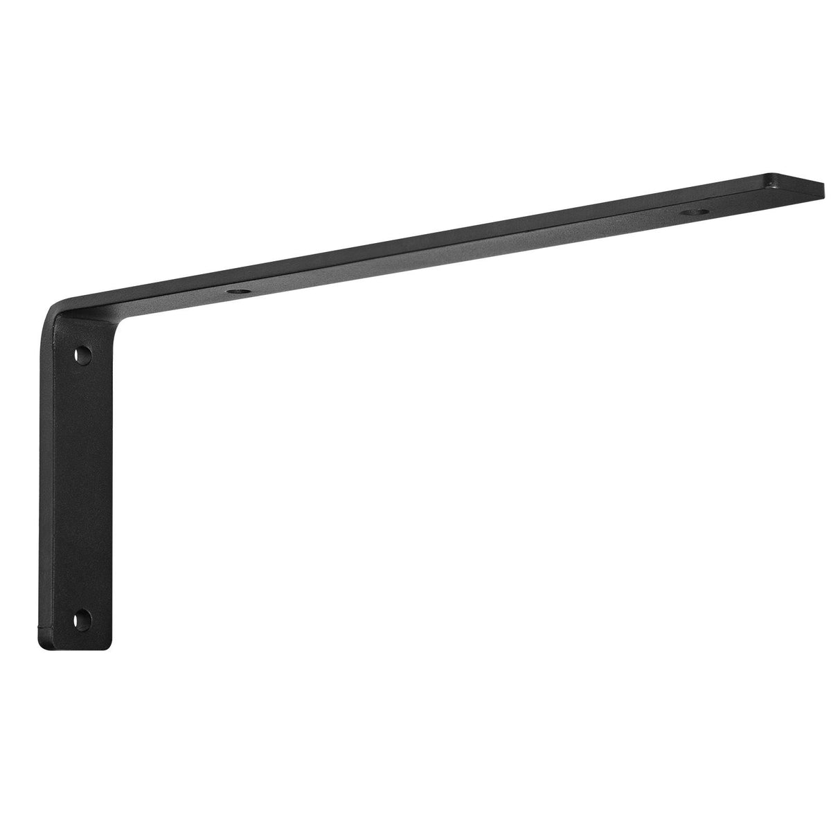 Matte Black Triangular Brackets for Floating Shelves