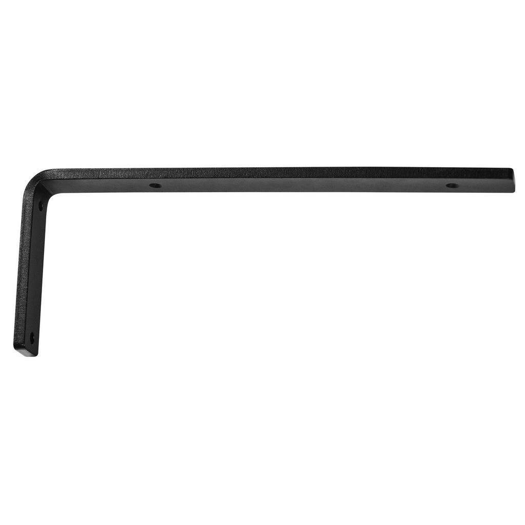 Matte Black Triangular Brackets for Floating Shelves
