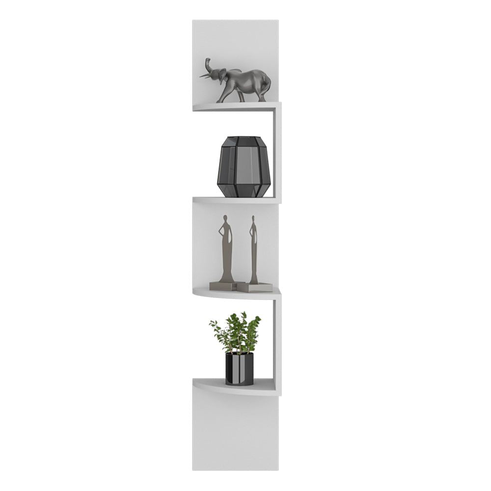 Shelf Crestone – Modern White Wall-Mounted Display Shelves