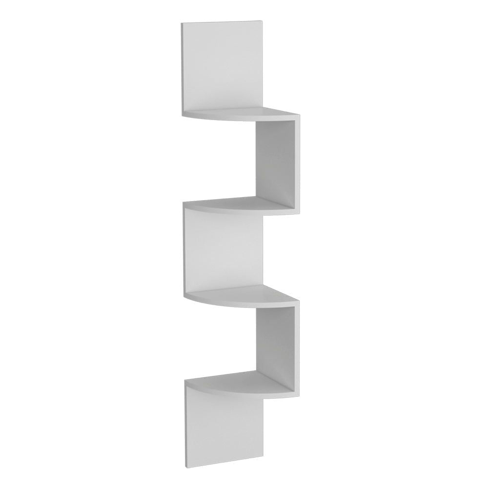 Shelf Crestone – Modern White Wall-Mounted Display Shelves