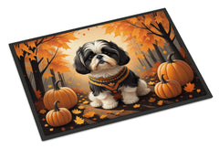 Shih Tzu Fall Artwork Indoor-Outdoor Doormat