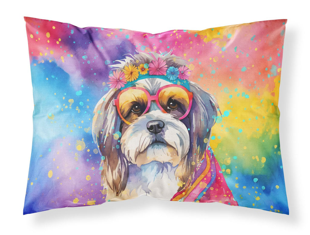 Shih Tzu Hippie Dawg Decorative Pillowcase