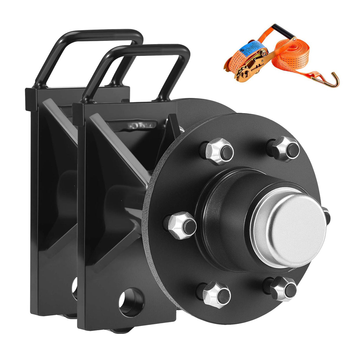 Six-Lug Container Axle Kit with Ratchet J-Hooks
