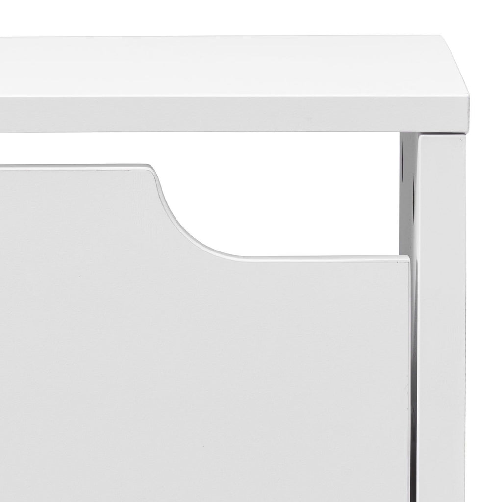 Modern Shoe Cabinet with 3 Flip Drawers for Entryway