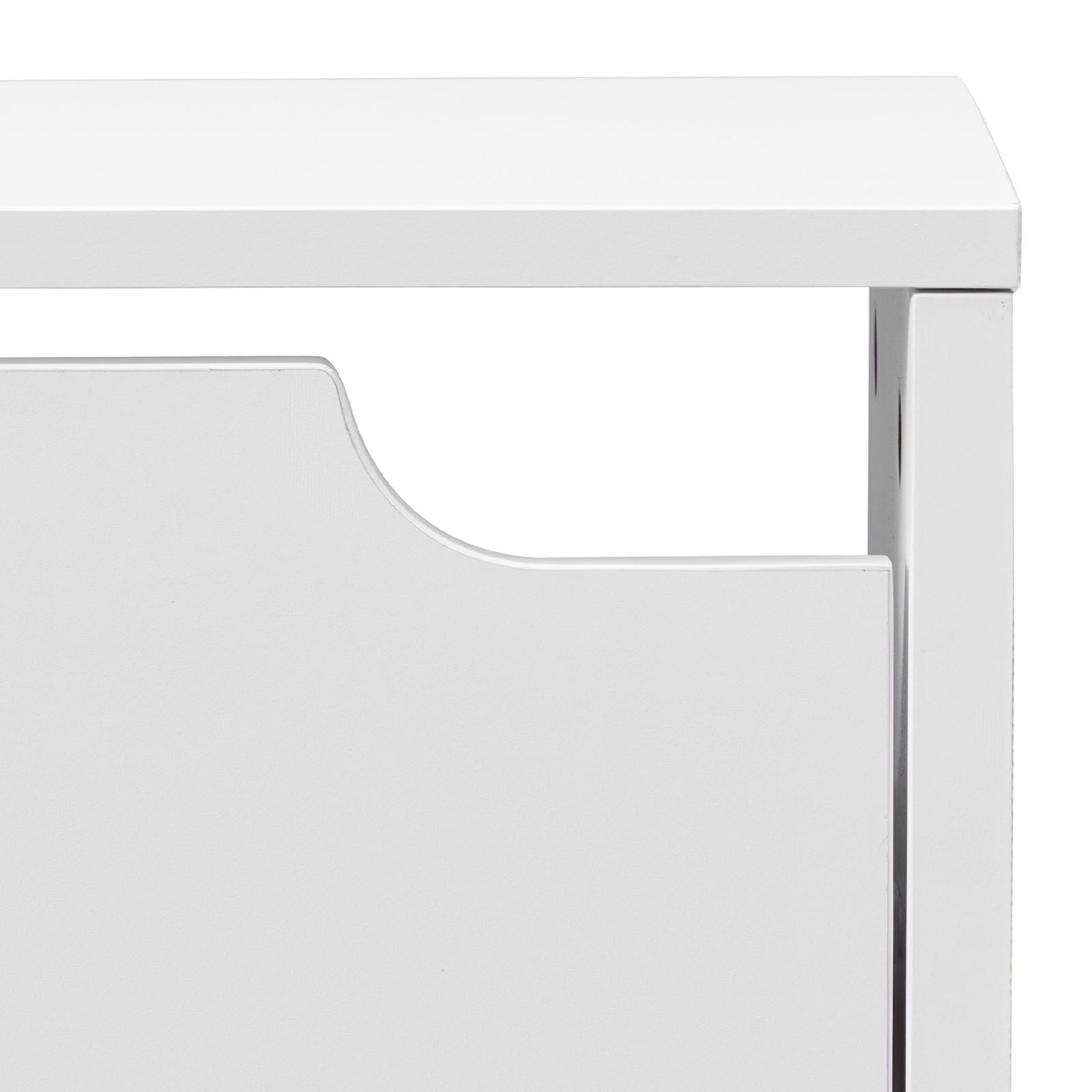 Modern Shoe Cabinet with 3 Flip Drawers for Entryway