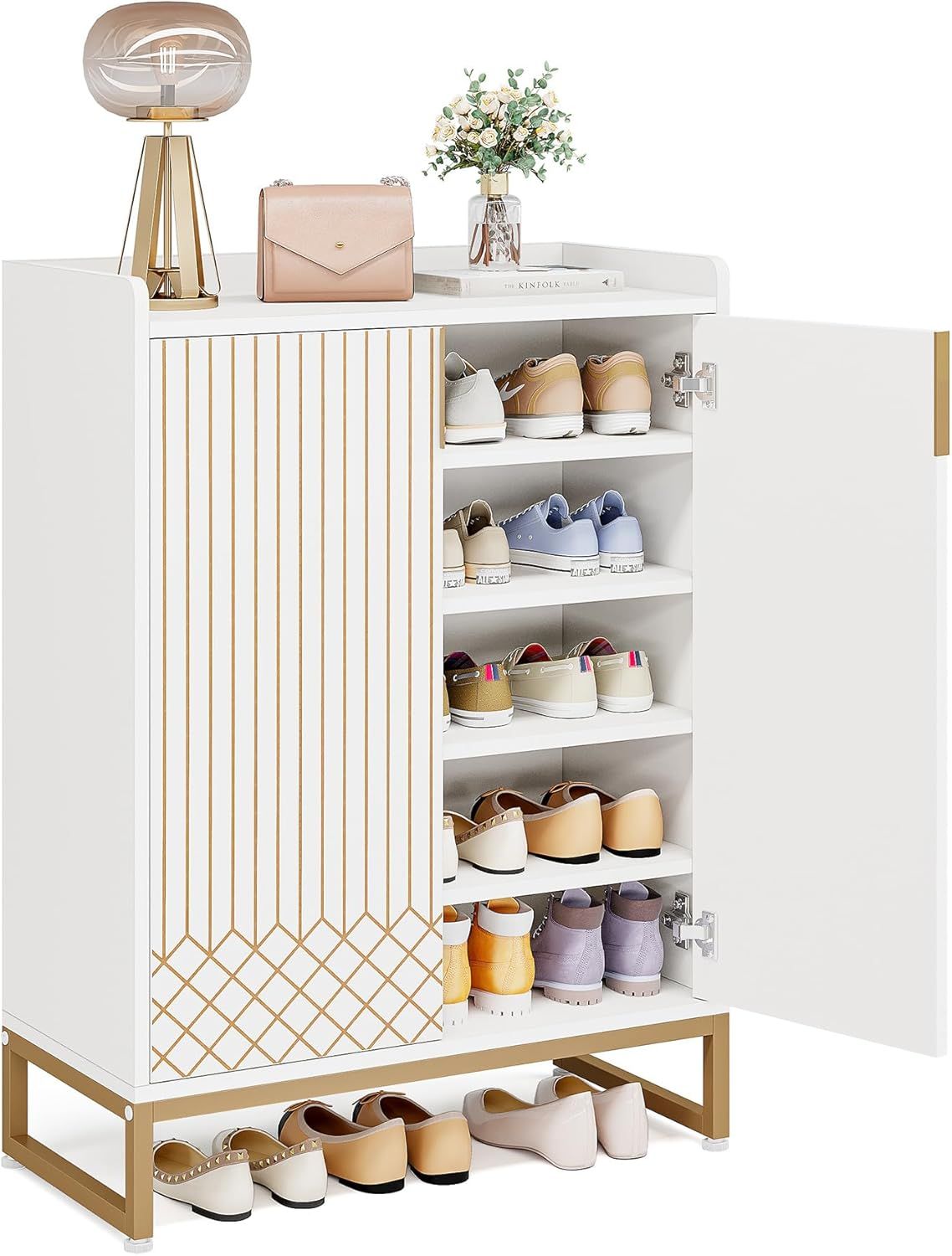 Sleek Shoe Cabinet with Ample Storage
