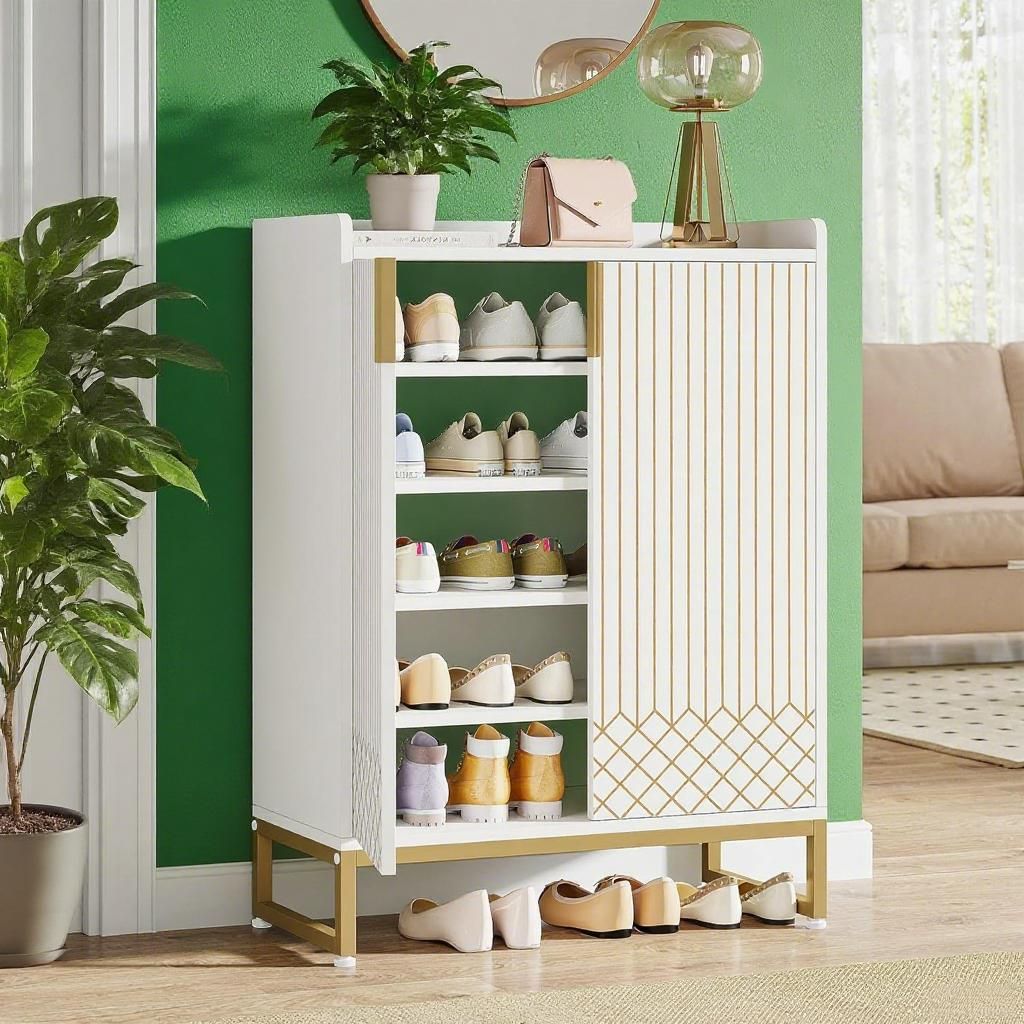 Sleek Shoe Cabinet with Ample Storage