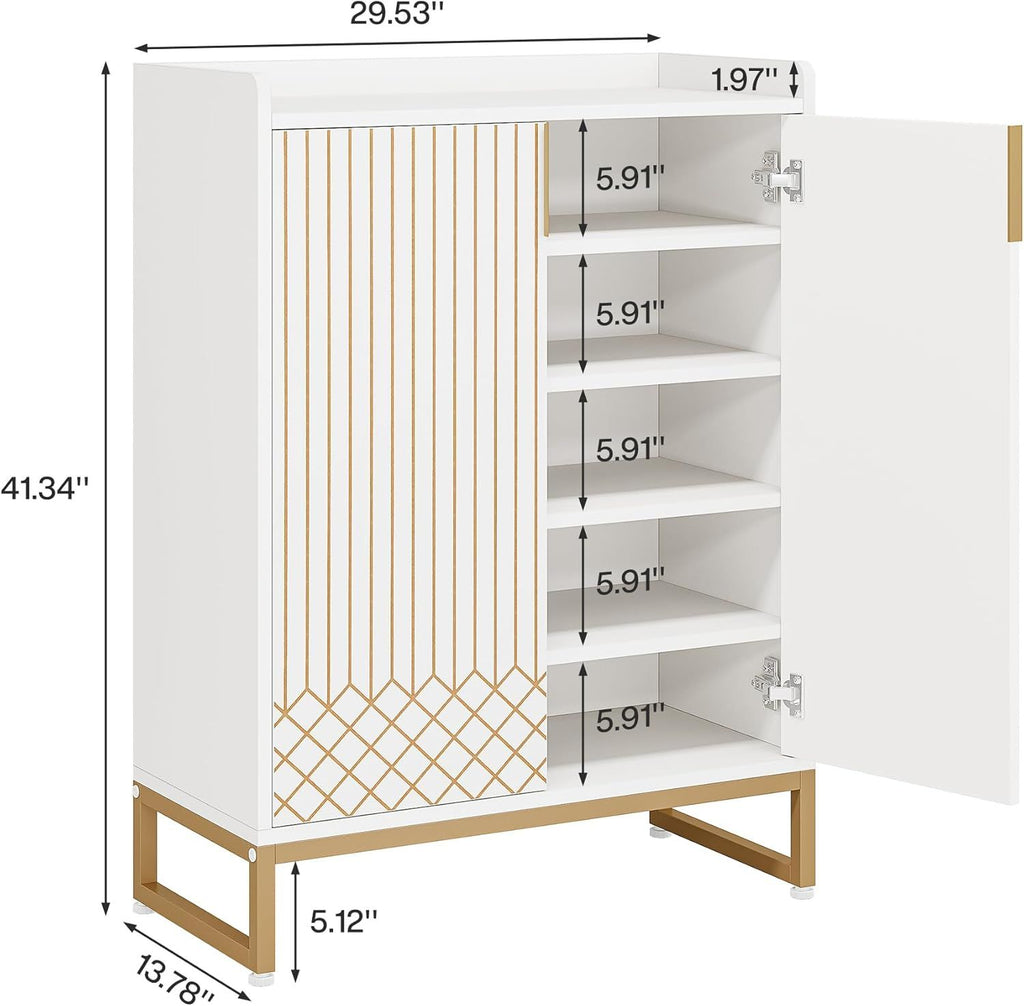 Sleek Shoe Cabinet with Ample Storage