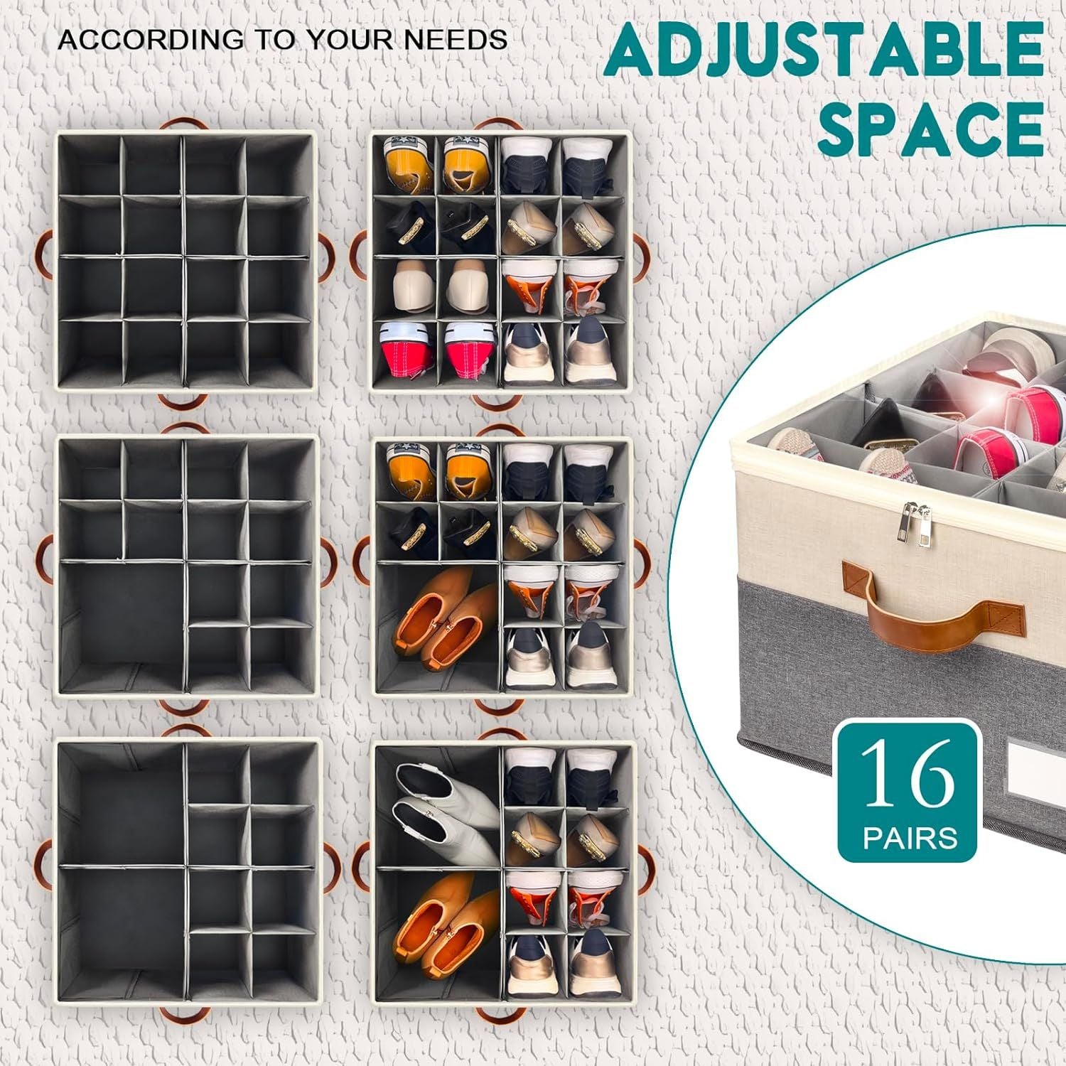 See Your Shoes Instantly: Clear-Cover Storage Boxes Keep Sneakers & Heels Dust-Free