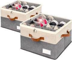 See Your Shoes Instantly: Clear-Cover Storage Boxes Keep Sneakers & Heels Dust-Free