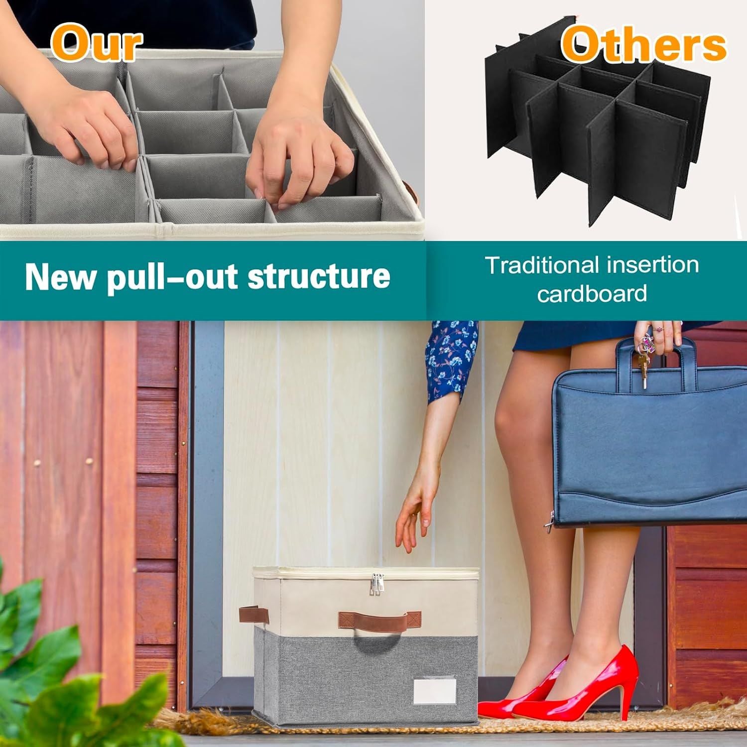 See Your Shoes Instantly: Clear-Cover Storage Boxes Keep Sneakers & Heels Dust-Free