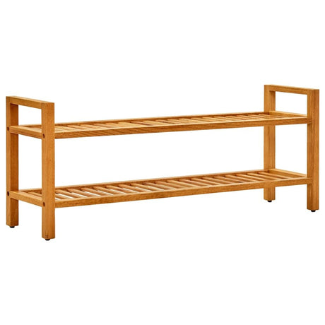 Two-Shelf Shoe Organizer for Neat Hallway Storage