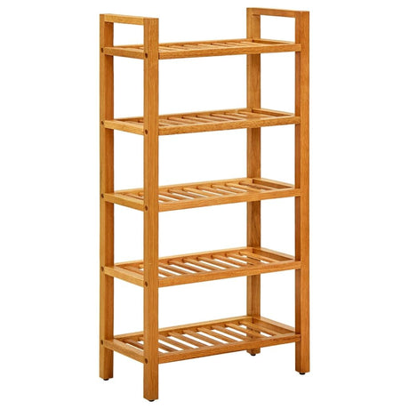 Compact Shoe Rack with Handles and Ventilated Shelves