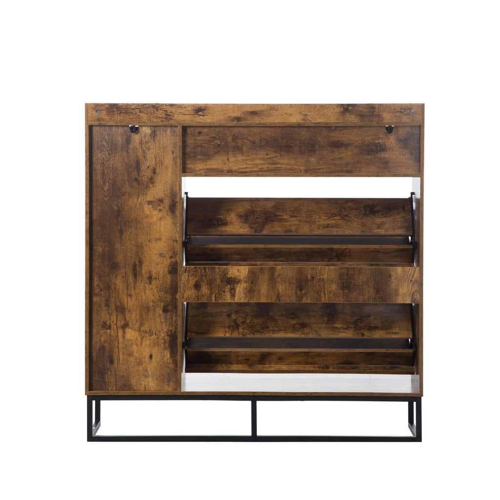 Slim Shoe Cabinet for Narrow Spaces